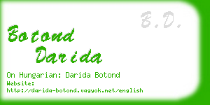 botond darida business card